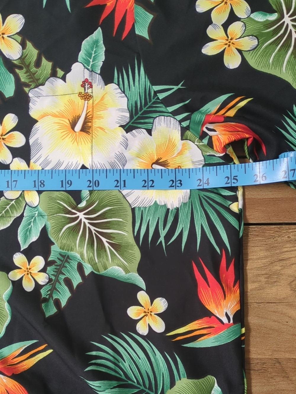 Alvish Tropical Floral Black Hawaiian Shirt - Picture 6 of 8